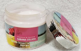 Marina &amp; Demme CABANA COLADA Crushed Coconut Body Butter Lime 14.2 oz/420mL New - £17.50 GBP