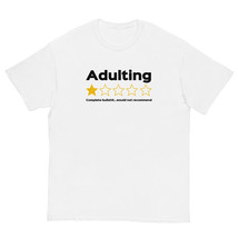 Unisex tee t shirt adulting funny geek comic humour gift giving idea sun... - £16.59 GBP+