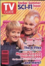 Tv Guide (July 15-21,1995) Stellar Summer SCI-FI Issue Star Trek, X-Files, MST3K - £7.10 GBP