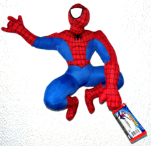 Spider Man 2004 Kellytoy Plush Large Big Spidey Marvel New 6” - $26.99