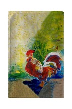 Betsy Drake Red Rooster Kitchen Towel - $34.64