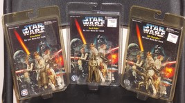 1996 Star Wars 3 Die Cast Metal Key Chains New In The Packages - £15.62 GBP