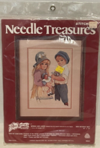 Needle Treasures Jan Hagara “Spring &amp; Lance”Counted Cross Stitch Kit 1977 SEALED - $18.81