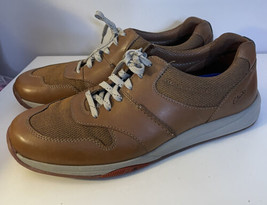 Clarks Men&#39;s Langton Race Sneaker  Sz 12 M Brown - £39.83 GBP