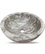 Marble Wash Basin Hand Wash Basin Stone Wash Bowl Countertop Basin Bathroom - $174.17+