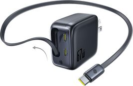 Baseus Enercore CJ11 Retractable USB C Charger, 67W 3 in 1 Fast Charging... - €28,63 EUR