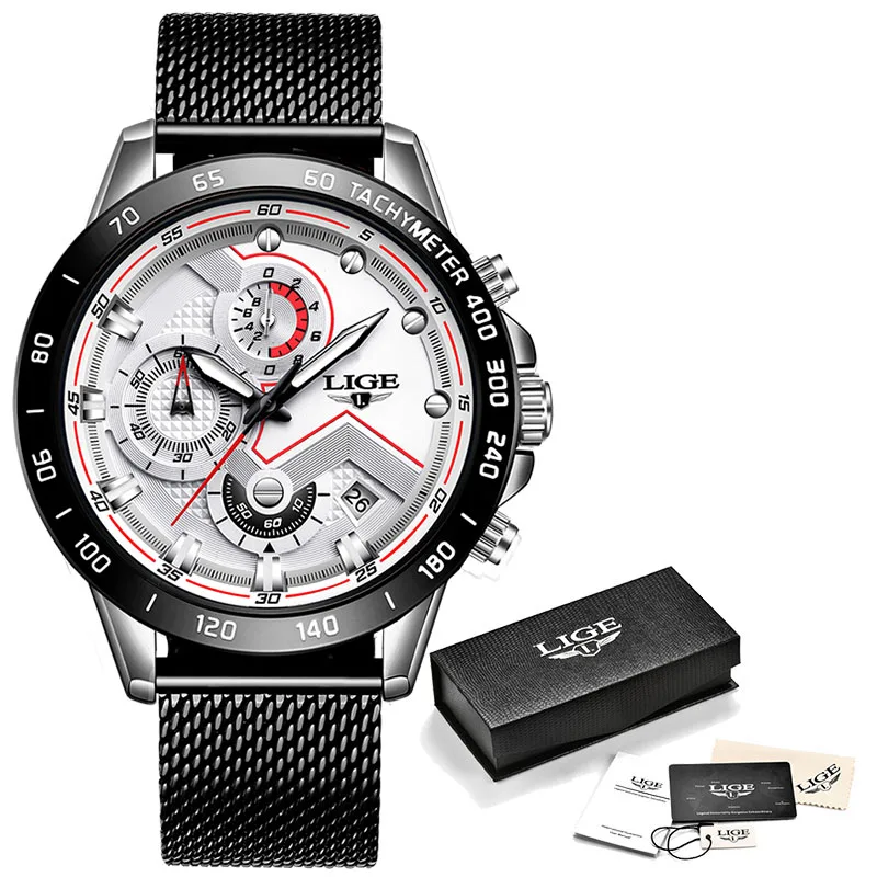 Fashion Mens Watches Top Brand Luxury WristWatch Quartz Clock Blue Watch... - £46.66 GBP