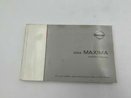 2004 Nissan Maxima Owners Manual Handbook G04B27010 - £21.10 GBP