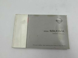 2004 Nissan Maxima Owners Manual Handbook G04B27010 - £21.17 GBP