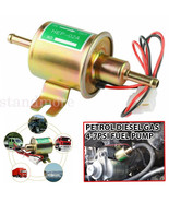 Universal Inline Fuel Pump 12V Electric Low Pressure Petrol Gas Diesel H... - $24.99 CAD