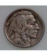 1925-S 5C Buffalo Nickel in Very Fine VF Condition, Natural Color - $1,592.64 MXN