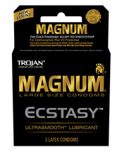 &#39;trojan Magnum Ecstasy Condoms - Box Of 3 - £11.98 GBP+