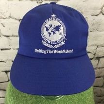 Seattle Goodwill Games 1990 Uniting The Worlds Best SnapBack Blue Hat - £15.76 GBP