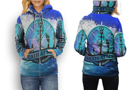 Death At Sea Hoodie Sporty Casual Graphic Zip up Hoodie for Women - £26.54 GBP+