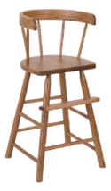 BOOSTER HIGH CHAIR Amish Handmade Heirloom Quality Oak YOUTH  Furniture - $359.99