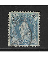 SUIZA - CLASICO. Yvert nº 94 usado y defectuoso - $1.00