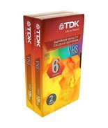 TDK 2-Pack VHS Tapes (ST120XPS2) - £9.30 GBP