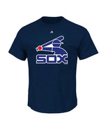 Majestic Men&#39;s Chicago White Sox Crew Neck Short Sleeve T-Shirt, Navy, S... - $35.61 CAD