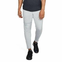 Mens Joggers Pants Under Armour Gray Cold Gear MK1 French Terry Zip Legs... - £30.86 GBP