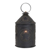 Americana Star Lantern in Textured Black Metal image 2