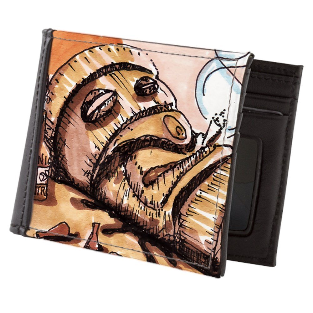 Tiki Love Aftermath Leather Bifold Wallet