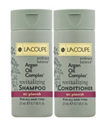 10 Each LaCoupe Argan Oil Complex Revitalizing Shampoo Conditioner .75oz... - $18.70