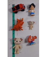 lot of 6 toys disney, fisher price etc played with - £4.68 GBP