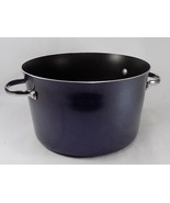 FARBERWARE 6 Quart 5.7 Litre Non Stick Stock Pot Q177T Blue Stainless Ha... - $32.55 CAD