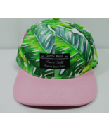 Dutch Bros Pass the Good Vibes Hat Pink Tropical Green Fan Leaf Hawaiian - €8,64 EUR