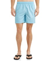 George Men&#39;s Swim Trunks Shorts Size 3XL 48-50 Turquoise 6&quot; Inseam Above Knee - £10.57 GBP