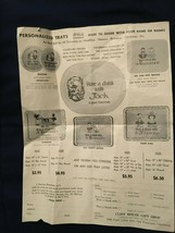 1950&#39;s Cliff House Gift Shop Order Form *Nice Condition/Some Wear* j1 - £8.64 GBP