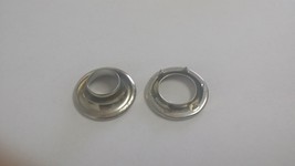 Nickel Brass Grommets with Rolled Rim Spur Washers #1 Gross Sets Top Quality - £28.82 GBP