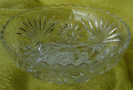 Nice Pressed Glass Serving Bowl, Very Good Condition - £13.17 GBP