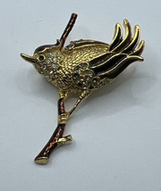Vintage Gold Tone Sphinx Signed Brooch Pin A2761 Bird of Paradise - £27.40 GBP