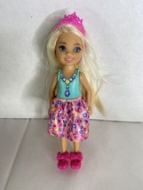 Barbie Dreamtopia Fairytale Princess Doll Chelsea Gem Necklace With Shoes - £7.74 GBP