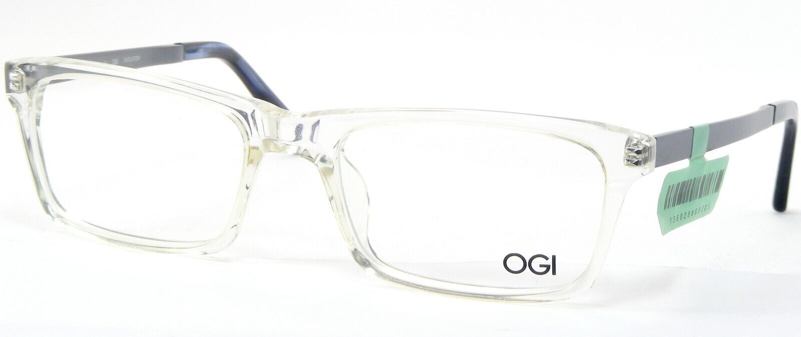 OGI Evolution 9205 1624 Cristallo/Blu Occhiali Montatura 52-19-145 Giappone - $136.58