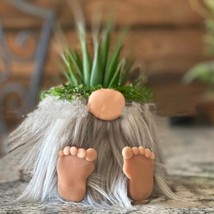 Magic Gnome With Feet Clay Pots - £14.89 GBP