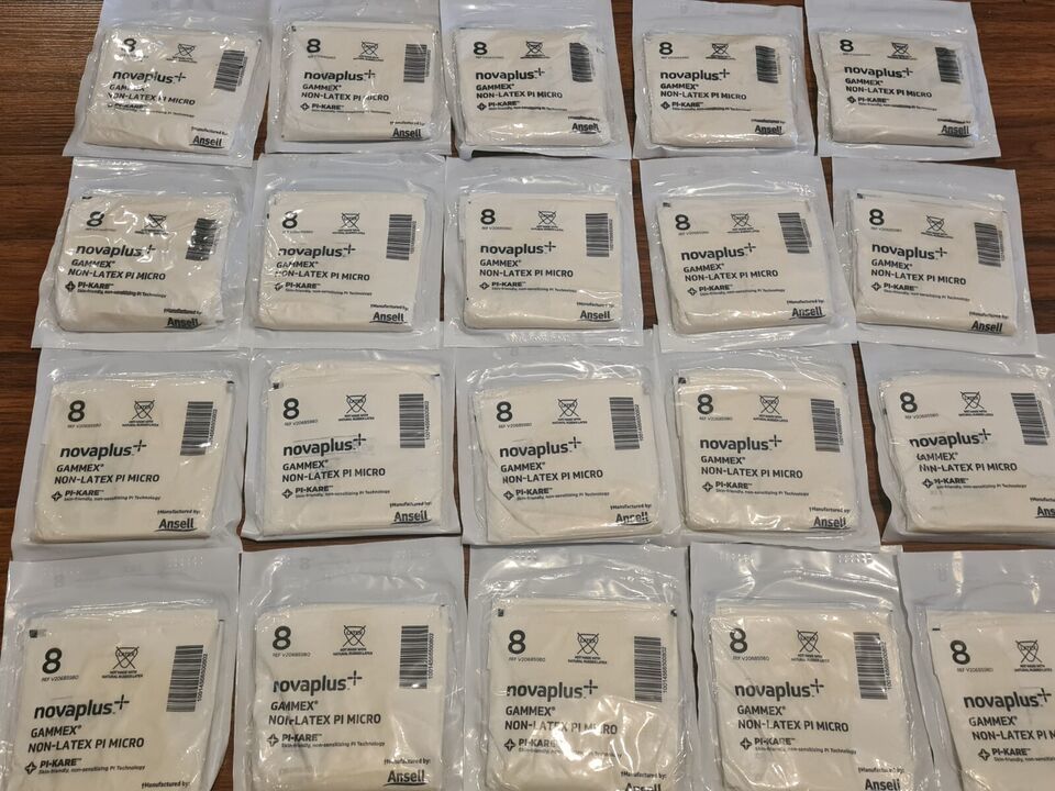 10/20 Pairs NovaPlus Gammex Non-Latex PI Micro Surgical Gloves Size 8 - $16.65+