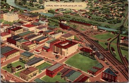 Aerial View of Poplar Bluff Mo Post Card PC1 - £3.15 GBP