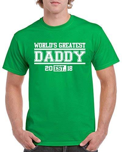 stickerdad World&#39;s Greatest Daddy T-Shirt by (Medium, Green) - $13.85
