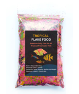 Tropical Flake Fish Feed – Complete Premium Diet for Fresh, Marine Tropi... - $163.26 MXN+