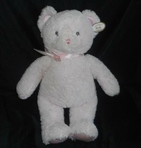 19&quot; Bearington Baby Baby&#39;s First Teddy Bear Pink Stuffed Animal Plush Toy New - £22.54 GBP