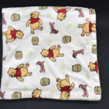 Winnie the Pooh Baby Blanket Hunny Piglet Disney Green Cream - £48.06 GBP