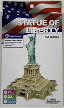 Statue Of Liberty 3-D Model 22 Pieces 6.5&quot; x 7.1&quot; x 8.3&quot; Hedstrom - $5.82