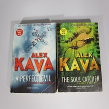 2 Maggie O&#39;dell Books by Alex Kava Perfect Evil Soul Catcher - £7.40 GBP
