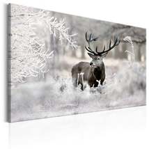 Tiptophomedecor Stretched Canvas Animal Art - Lonely Deer - Stretched &amp; Framed R - £78.68 GBP+