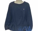 Polo Ralph Lauren Long Sleeve T-Shirt Mens XXL Blue Classic Fit Crew Neck - $17.70