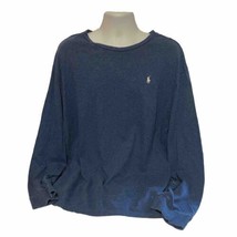 Polo Ralph Lauren Long Sleeve T-Shirt Mens XXL Blue Classic Fit Crew Neck - £14.14 GBP