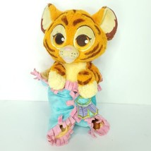 Disney Babies Aladdin Baby Rajah Tiger Plush Stuffed Animal w/ Blue Pink... - $21.77