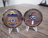 Federal Air Marshal One Team One Fight Western Masked Skull Challenge Coin - $28.70
